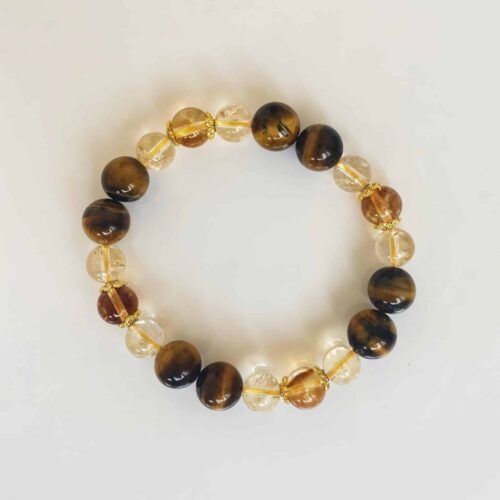 Crystal Bracelet Female Special-interest Design Natural Citrine