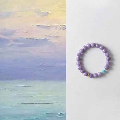 New Chinese Style Purple Bracelet National Style New Beaded Bracelet