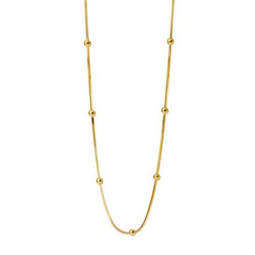 925 Sterling Silver Necklace For Women Ball Chain Necklaces Snake Bones Chain Qingdao Ornament