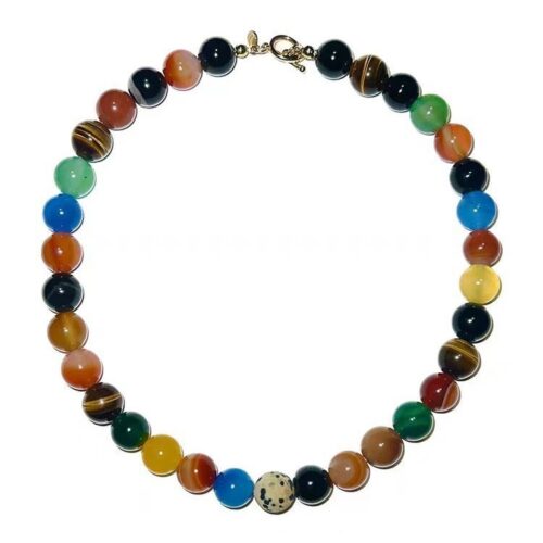 Romantic Universe Color Beaded Necklace Special-interest Design High Sense