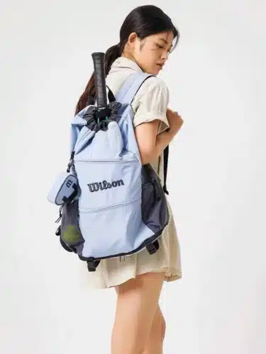 Wilson Blue Tennis Racket Bag Badminton Bag Sports Large Capacity