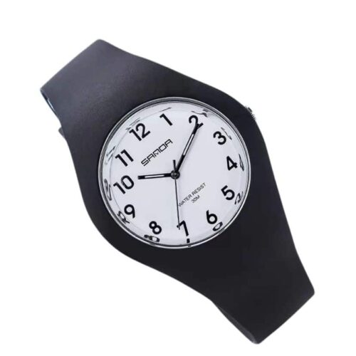 Simple Temperament Jelly Color Silicone Watch
