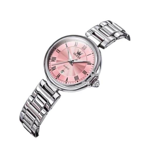 Scale Quartz Luminous Waterproof Sheet Calendar Women's Watch