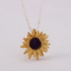 Sunflower Short Necklace For Ladies SUNFLOWER Ornament