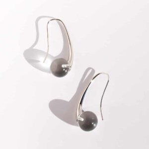 High-grade Ice-permeable Glaze Ball Earrings