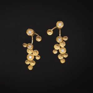Special-interest Design High-grade Women's S925 Sterling Silver Starry Sky Stud Earrings