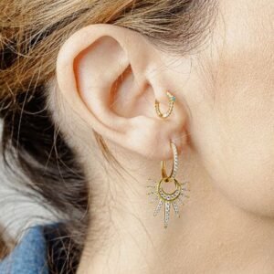Fashion SUNFLOWER Temperament Earrings For Women