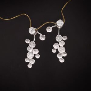 Special-interest Design High-grade Women's S925 Sterling Silver Starry Sky Stud Earrings