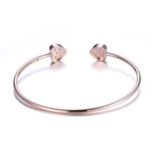 Women's Simple Love Mosang Diamond Bracelet