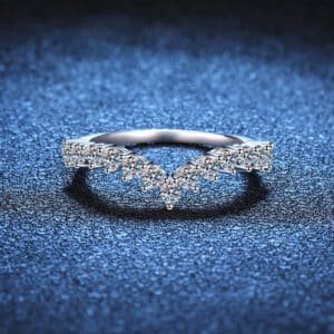 Ring Female Full Diamond Moissanite