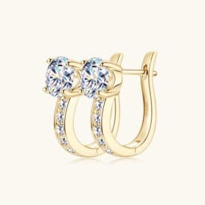 Fashion Simple High-grade Moissanite Earrings