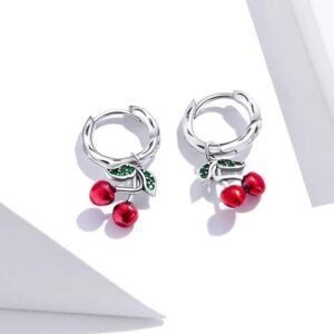 Original Sweet Cherry S925 Silver Earrings